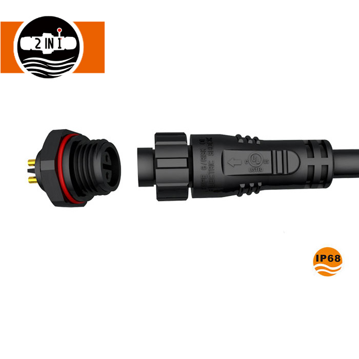 waterproof panel mount connector